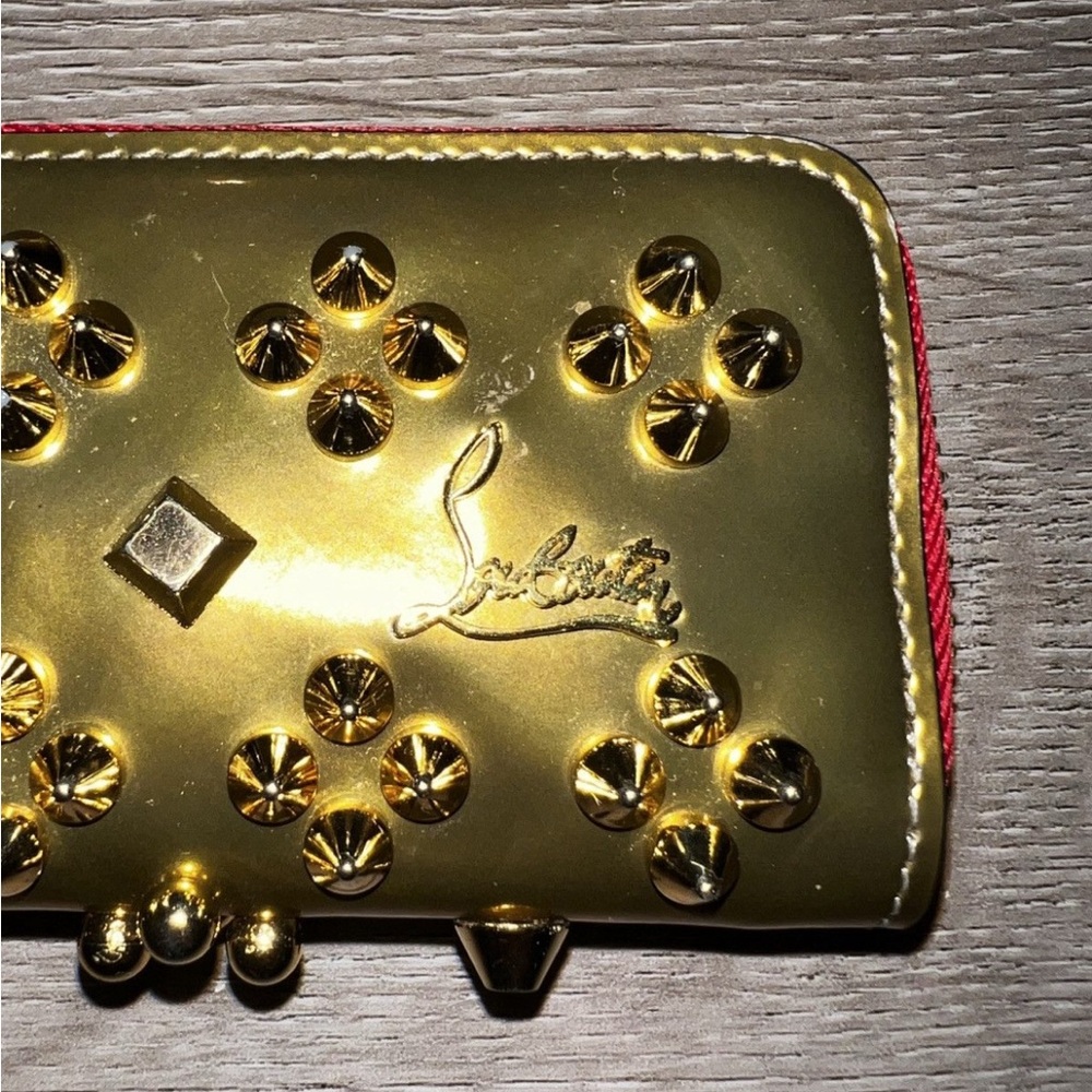 Christian Louboutin Key Pouch and Gold Key Ring - Picture 4 of 12